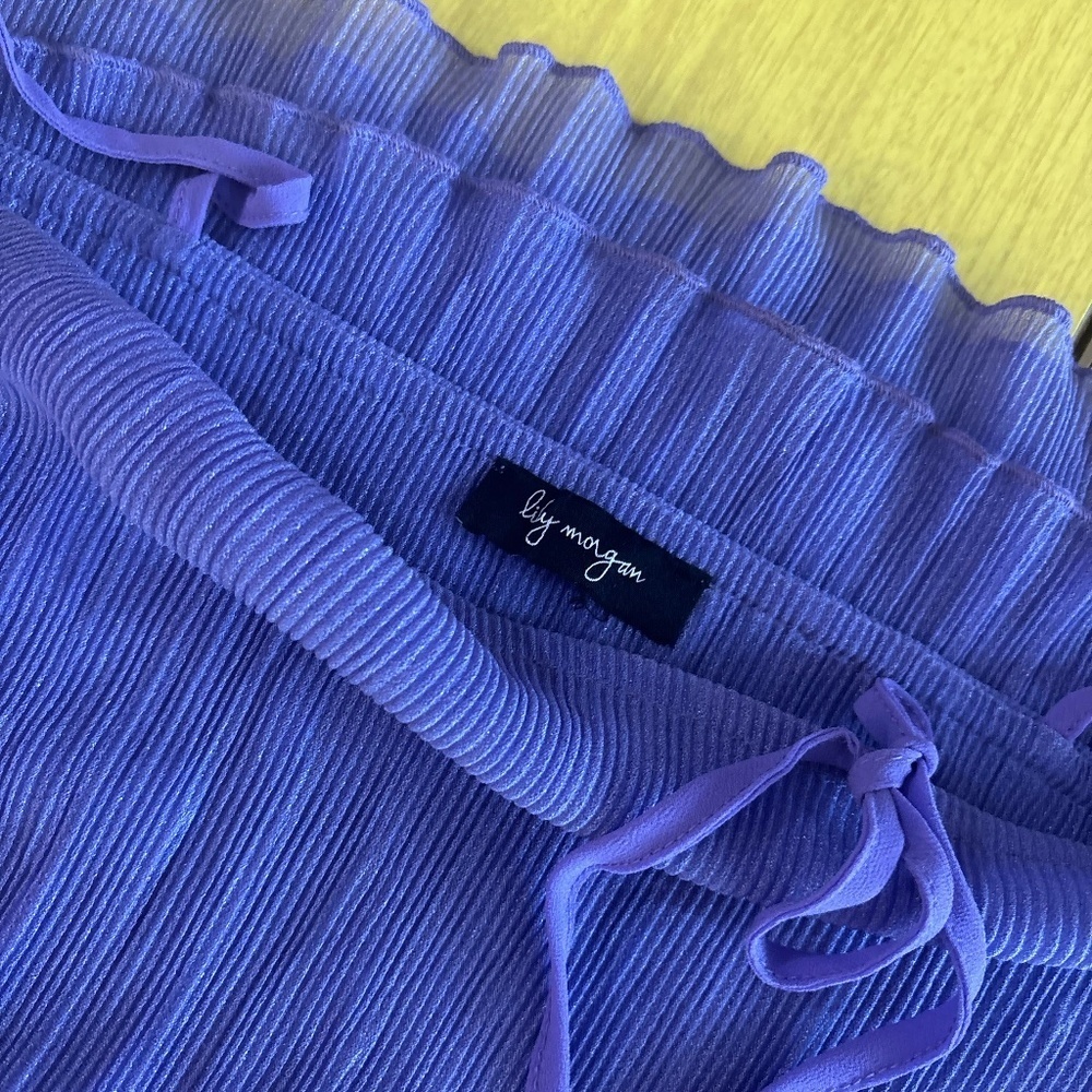 Lilac purple tank top - little bow at the top pics at the end show the color - Picture 10 of 10